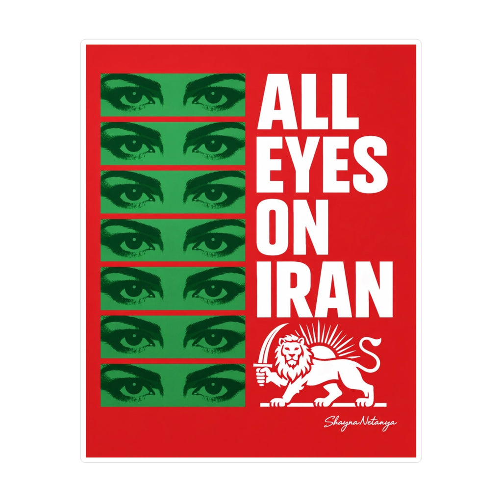 All Eyes On Iran Kiss-Cut Vinyl Decals