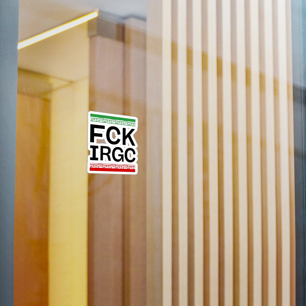"FCK IRGC" Kiss-Cut Vinyl Decals