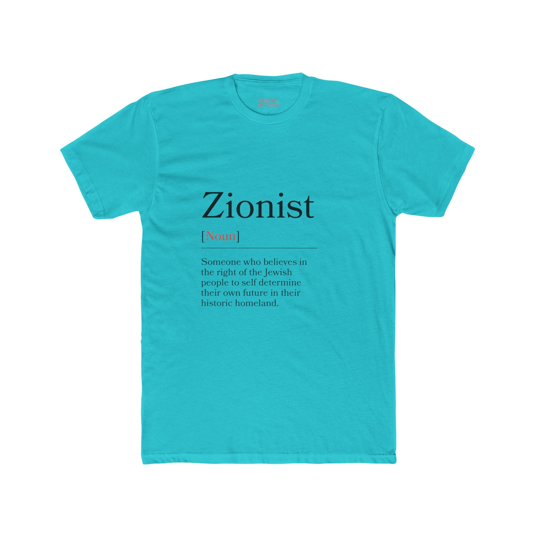 Zionist Definition Unisex Unisex Cotton Crew Tee