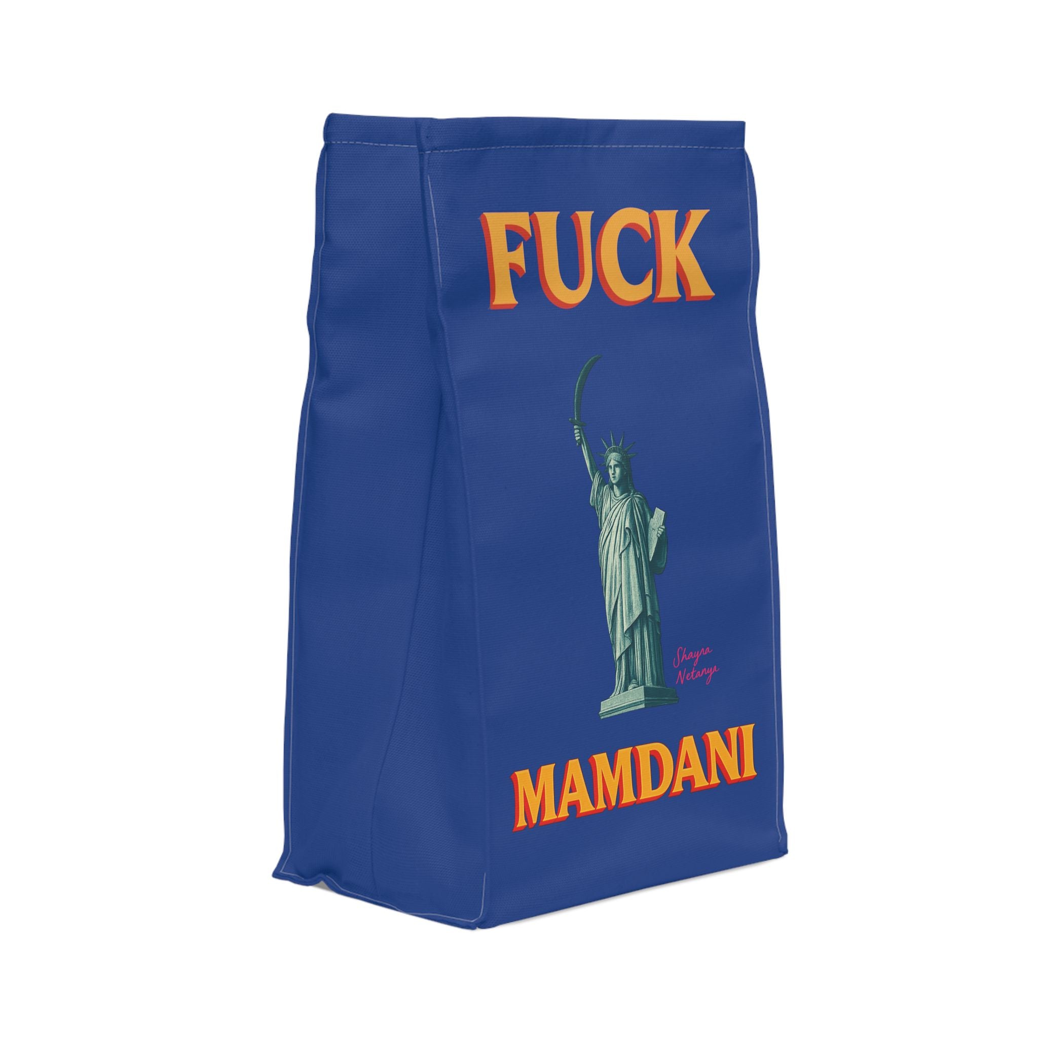 "Fuck Mamdani" Polyester Lunch Bag