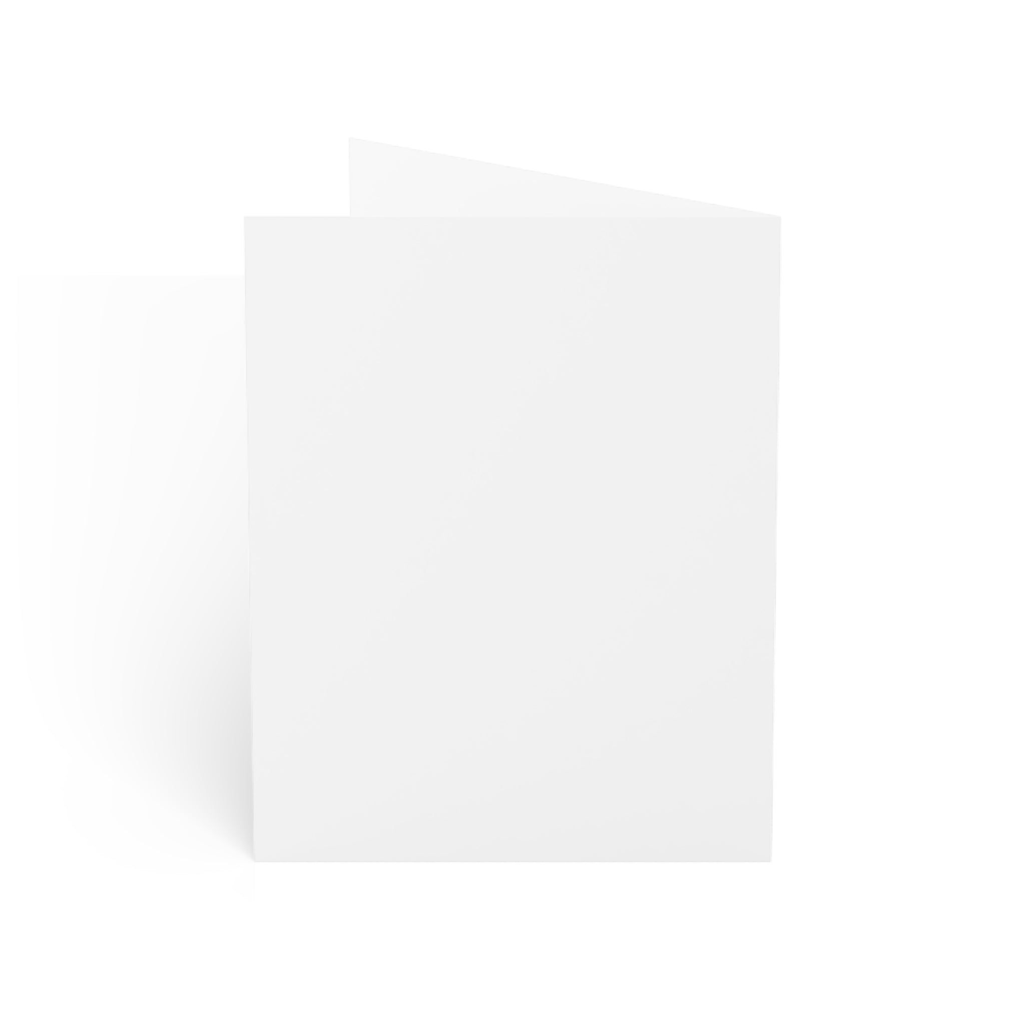 Blush Shabbat Candles & Peonies Greeting Card – Elegant Judaica Watercolor Note Cards (1, 10, 30, and 50pcs)