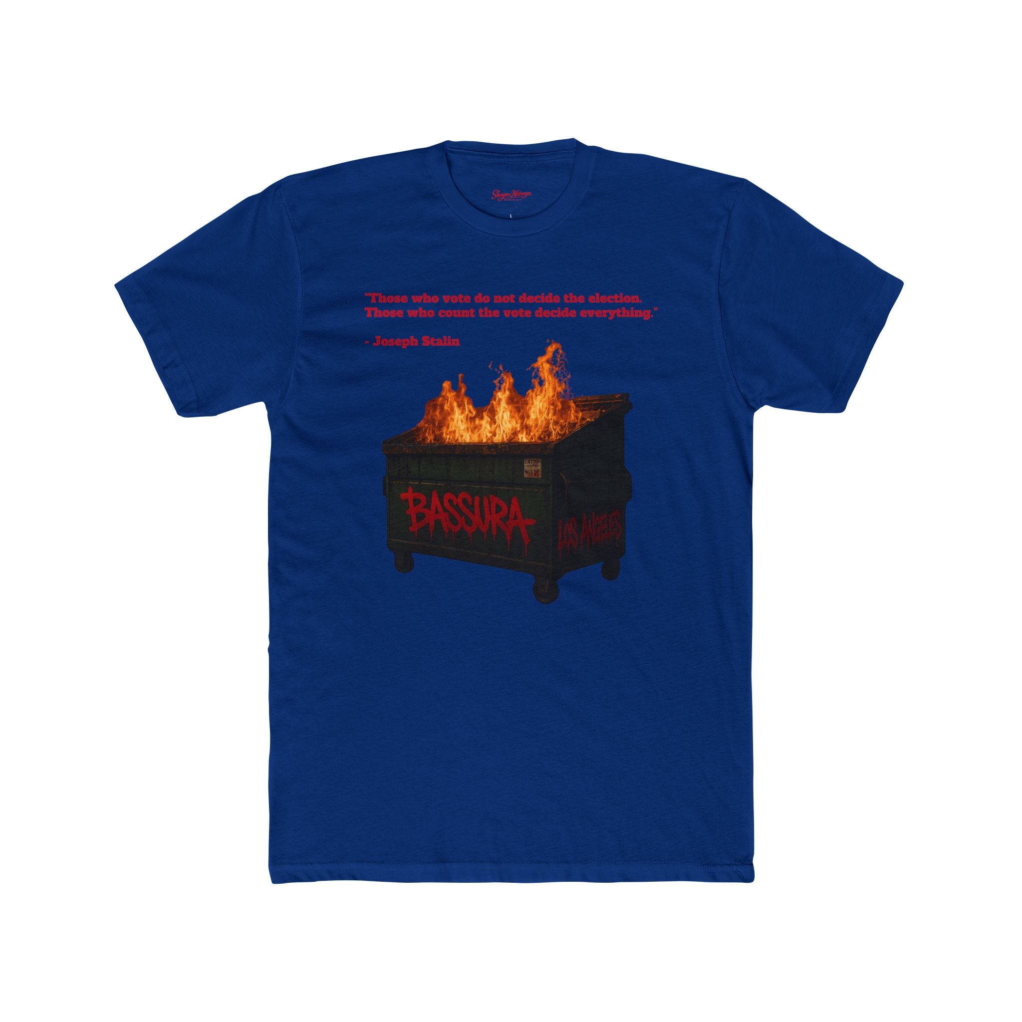 "Bassura" Unisex Cotton Crew Tee