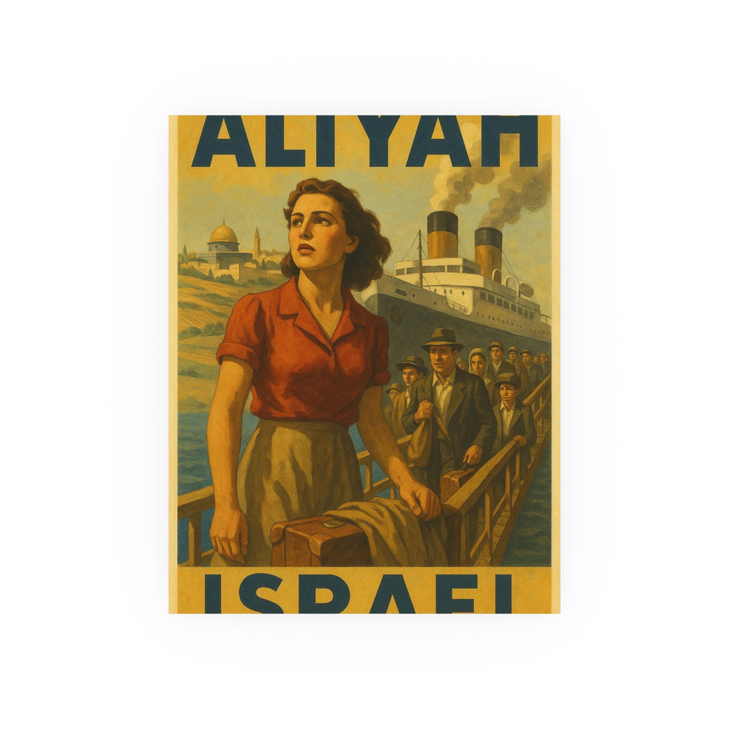 Aliyah Steamership Satin and Archival Matte Posters