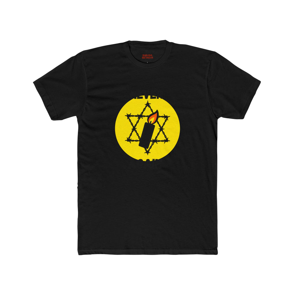 Never Again Memorial Unisex Cotton Crew Tee