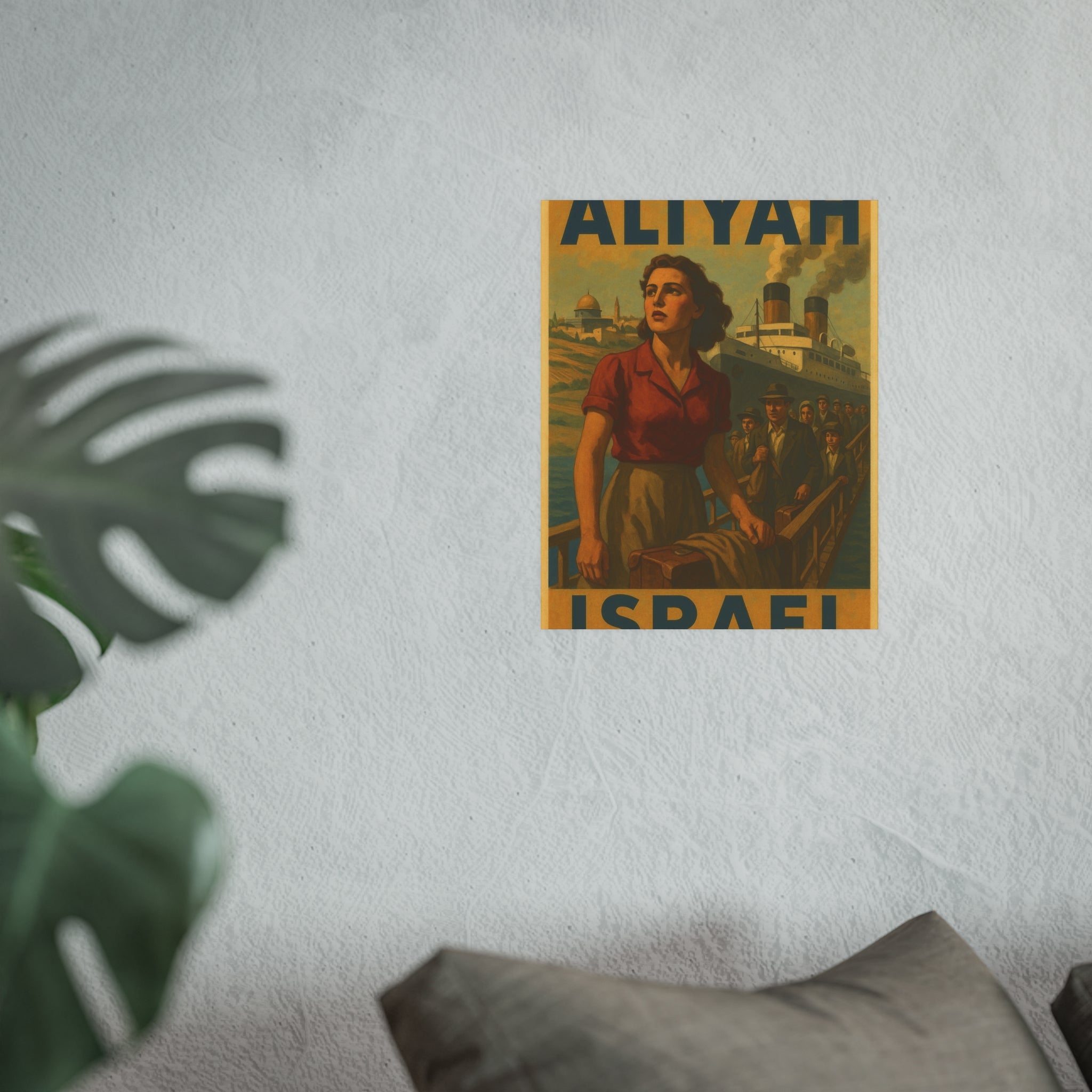 Aliyah Steamership Satin and Archival Matte Posters