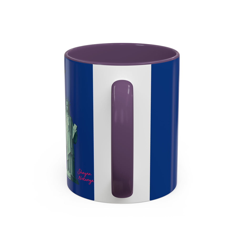 "Fuck Mamdani" Accent Coffee Mug (11, 15oz)