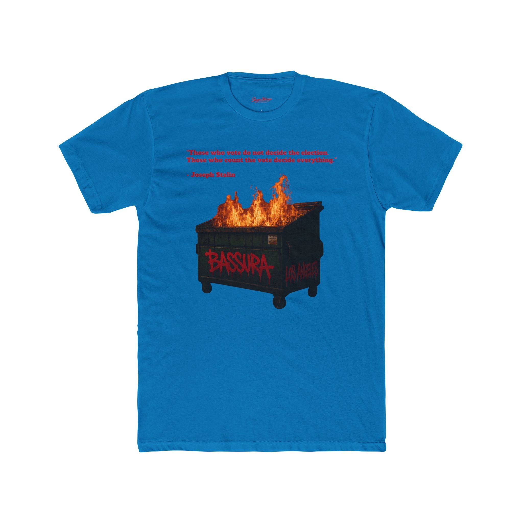 "Bassura" Unisex Cotton Crew Tee