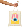 Ayin Hara Evil Eye Cotton Canvas Tote Bag