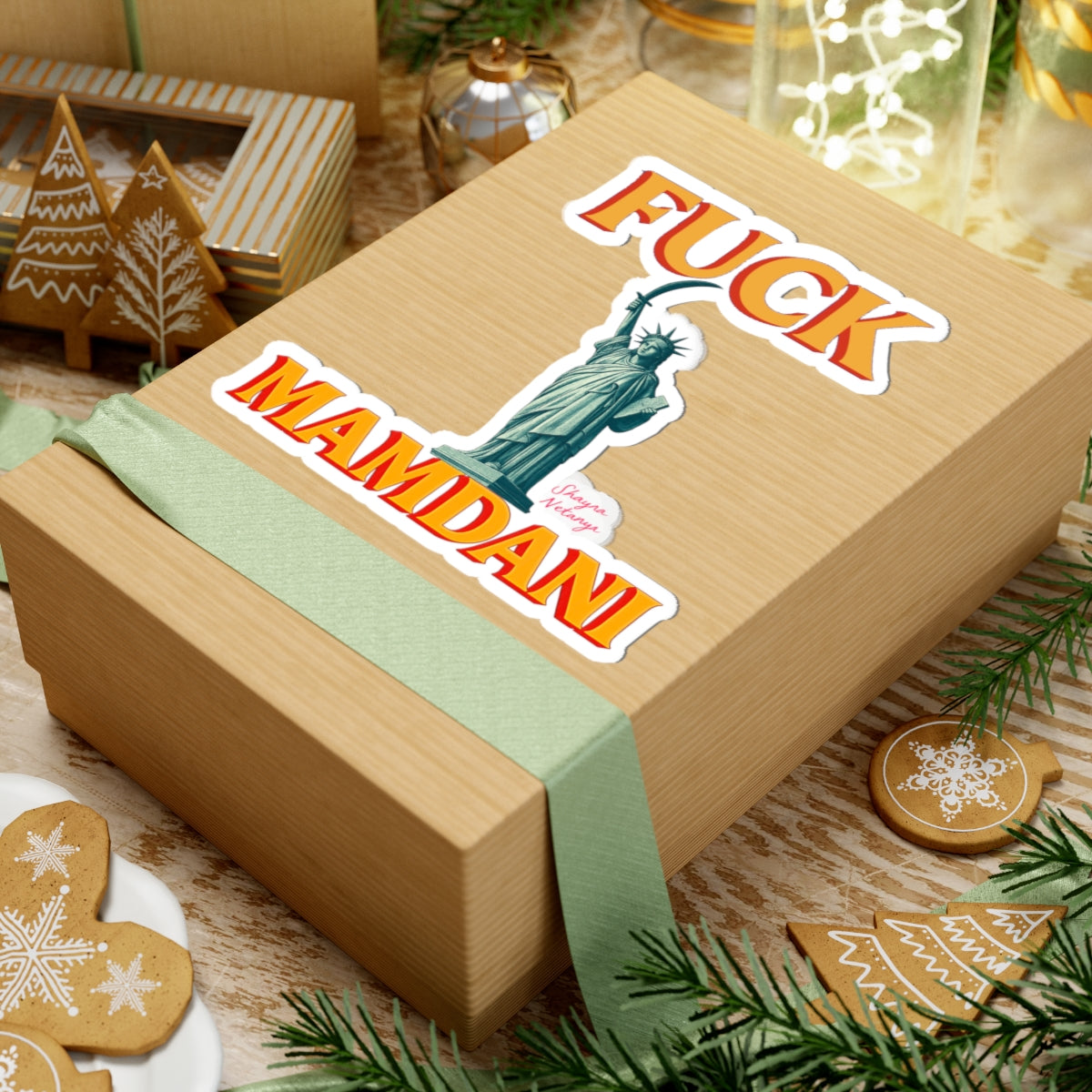 "Fuck Mamdani" Kiss-Cut Stickers