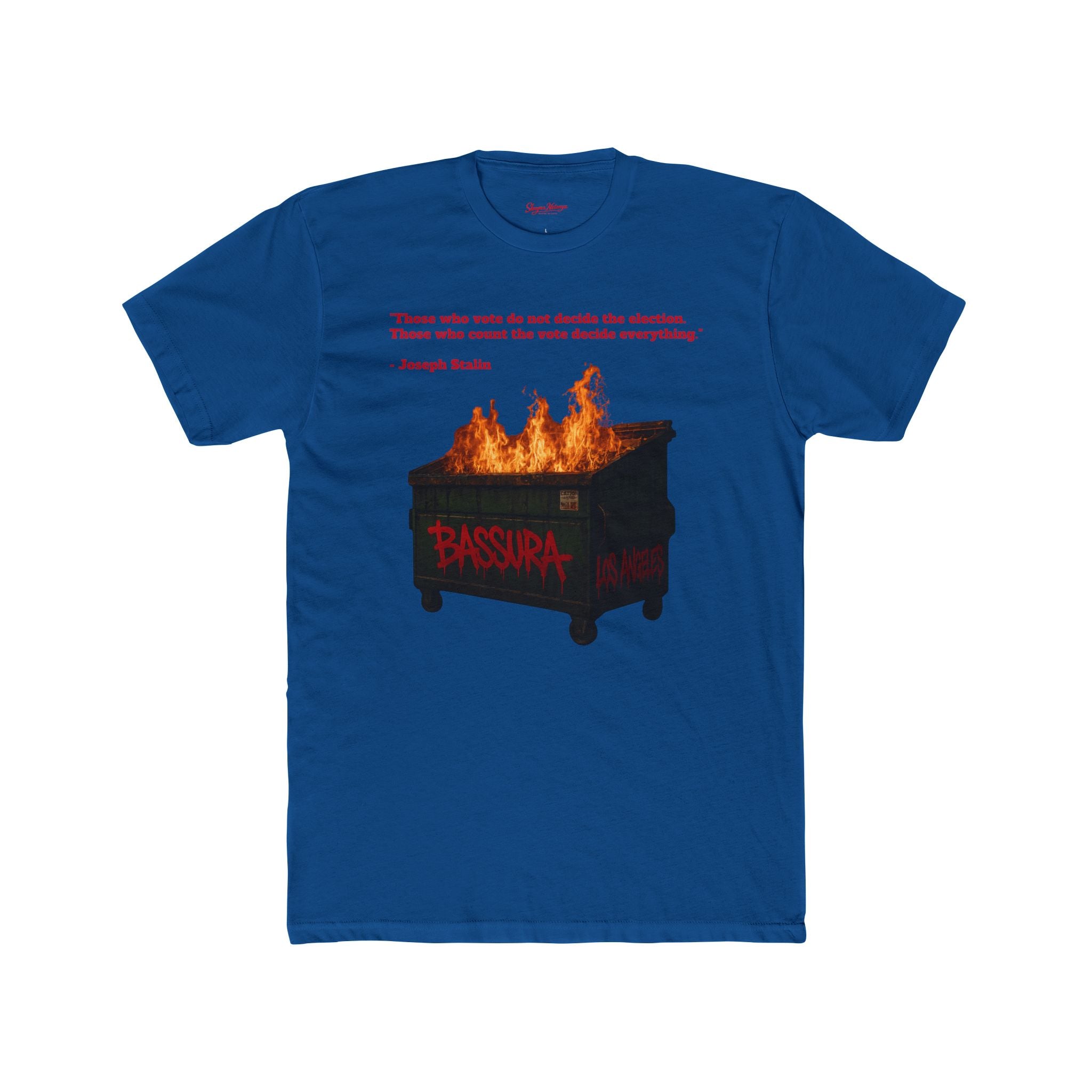 "Bassura" Unisex Cotton Crew Tee
