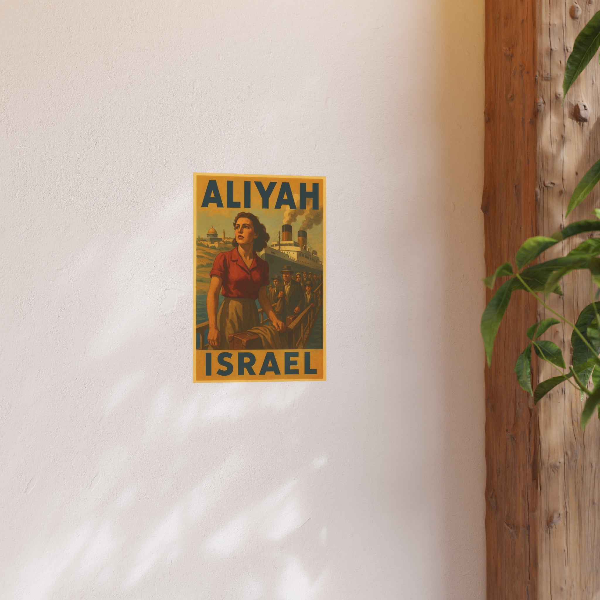Aliyah Steamership Satin and Archival Matte Posters