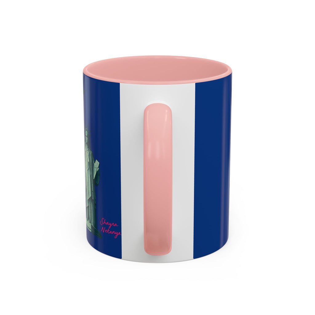 "Fuck Mamdani" Accent Coffee Mug (11, 15oz)